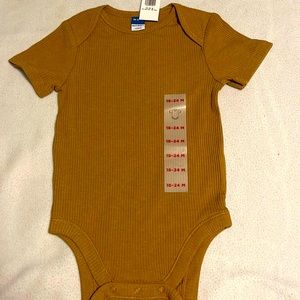 Plain khaki old navy onesie size 18-24